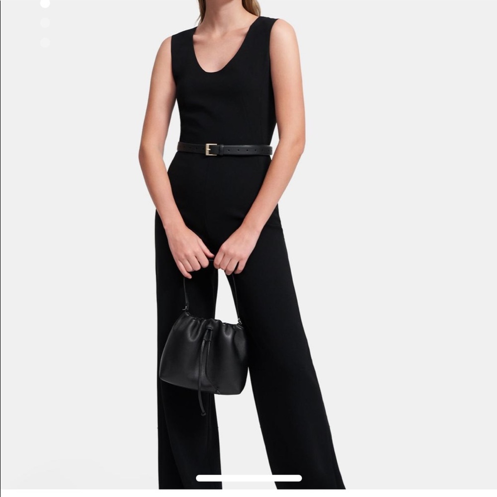 Theory mini cinch sack in BLACK